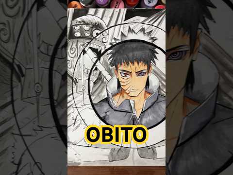 Obito Anime drawing #anime #animedrawing #obito #obitouchiha #naruto #animesketches