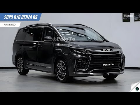 2025 BYD Denza D9 Unveiled - BYD's strategy for electric vehicles to the world market!