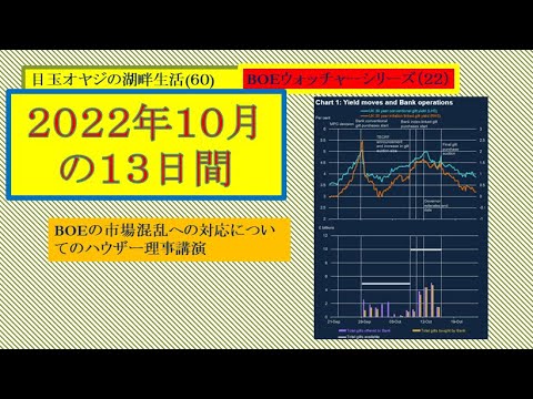 湖畔生活（60）2022年10月の13日間（イングランド銀行の対応）