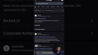 How to find corporate action in stock #corporateaction #stockmarket