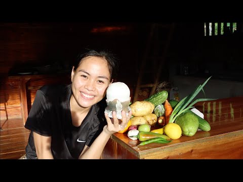 Cooking Filipino foods using "Asin Tibuok" rare filipino artisanal sea salt from the Boholano Ph