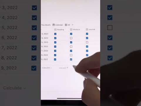how I track daily habits in notion #notion