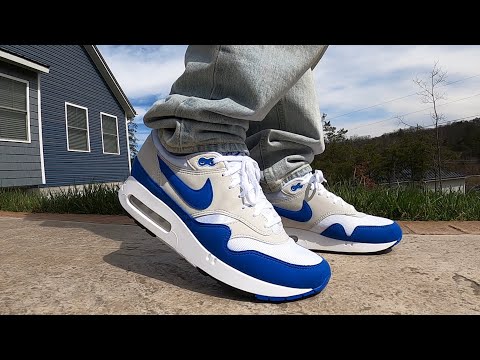 Nike Air Max 1 OG ‘86 - ROYAL - BIG BUBBLE - On Foot Look & Sizing Info