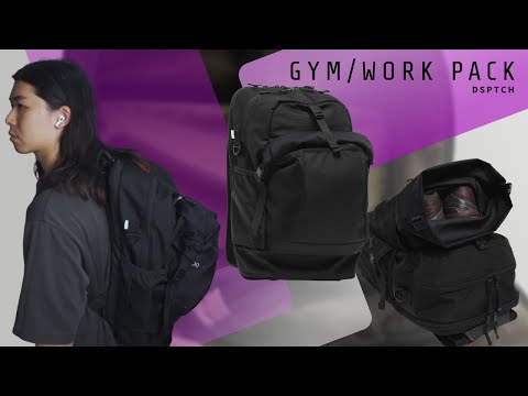 DSPTCH GYM/WORK PACK / Daypack with Expansion Space on the Outside - BPG_230