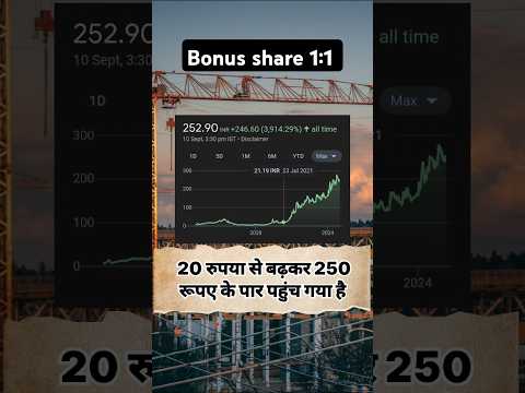 Bigbloc Construction share 1:1 एक शेयर पर एक बोनस शेयर #shorts  #construction #stockmarket