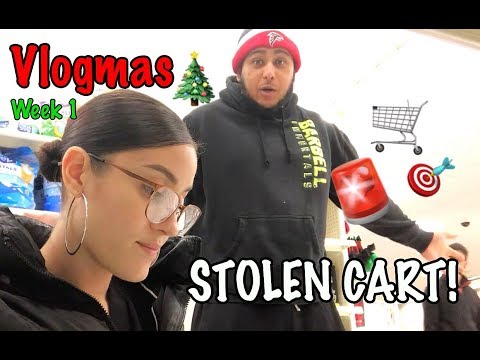 Someone Stole our cart in Target!