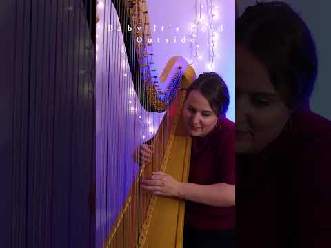 Baby It's Cold Outside  #25carolsofchristmas  #harp