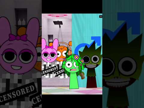 POV Separate shower rooms 2 | Incredibox Sprunki #shorts #animation #sprunki