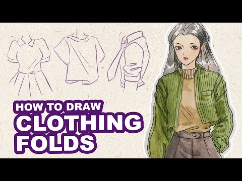 How to draw Clothing Folds & Autumn Outfits | Sketching & Tutorial | Huta Chan