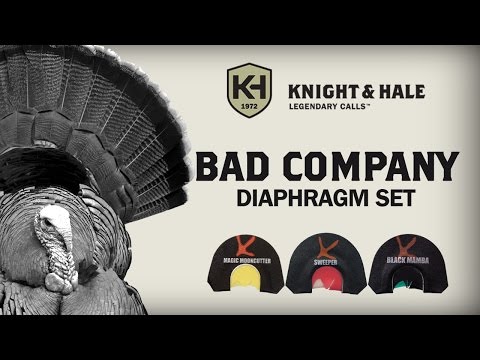 Knight & Hale Bad Company: Turkey Diaphragm (Mouth) Call Set