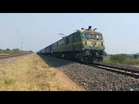 Indian Transport Train With WAG-9 Beautiful Sound