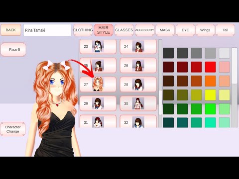 New Hairstyle in Sakura School Simulator Tutorial ✨🌸 : Sakura School Simulator