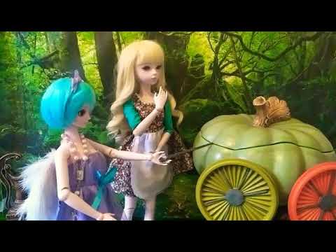 Cinderella.  Stop motion.  BJD