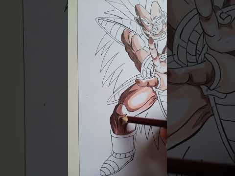 colorindo raditz Dragonballz #shortsvideo