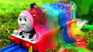 きかんしゃトーマスプラレール スライム まとめ動画☆Thomas＆friends slime