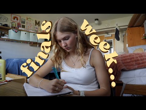 finals week has me stressing - vlogmas day 17