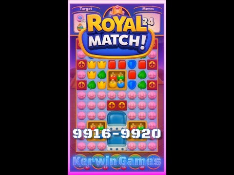 Royal Match Level 9916 9917 9918 9919 9920 - No Boosters Gameplay