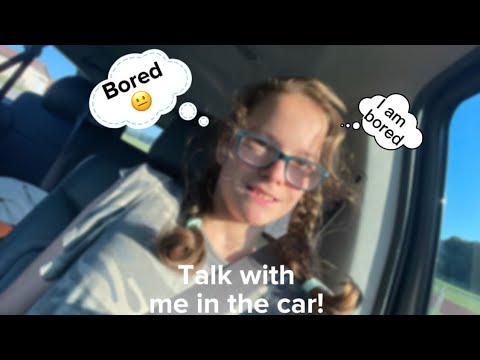 TALK WITH ME IN THE CAR! | doing a video in the car | busy day | tired 🥱 | ready for bed! |