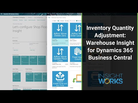 Inventory Quantity Adjustment: Warehouse Insight for Dynamics 365 Business Central