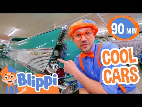 Blippi Drives Through Car History | Vehicles for Kids | Blippi Kids TV | Educational Videos for Kids