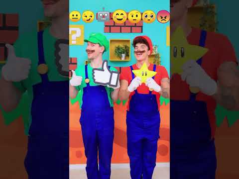 Emoji Challenge From Mario! 3!2!1! GO! #shorts #emoji #challenge #tiktok #rec #trend