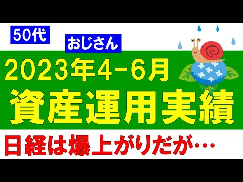 資産運用実績の公開（2023年4-6月度）