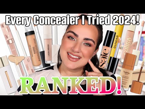 RANKING EVERY CONCEALER I TRIED IN 2024 FROM WORST TO BEST!