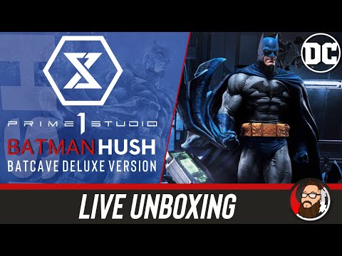 Prime 1 Hush Batman Batcave Deluxe Live Unboxing