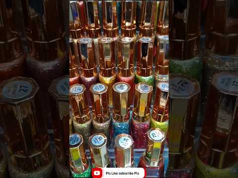 nail polish Only 25 Rupees wholesale market Begum bazar Haydrabad #shorts