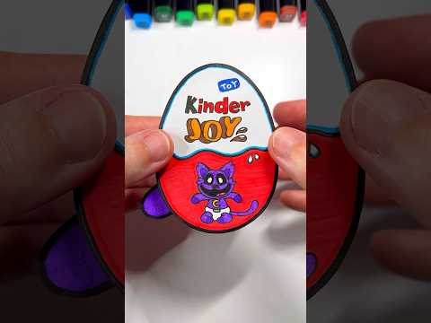 DIY Baby CatNap Poppy Playtime 3 Kinder Joy | Paper Craft Ideas #shorts #papercraft