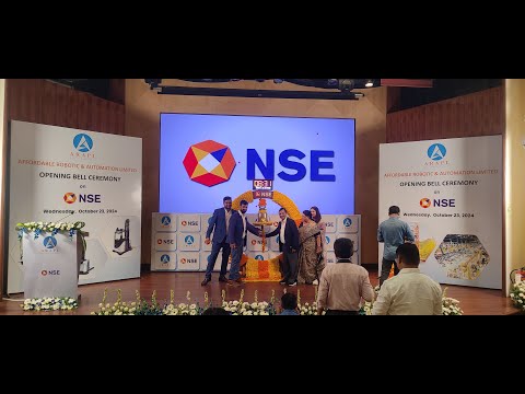 Opening Bell Ceremony of Affordable Robotic & Automation Limited