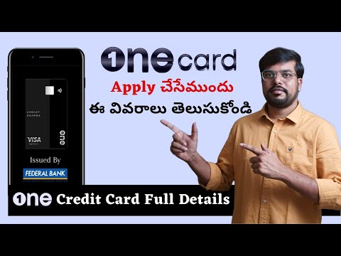 One Card Credit Card review in Telugu | One Credit Card | 2023