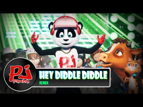 Hey Diddle Diddle | Pj Panda Remix | Hip Hop Kids Dance Songs