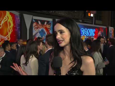 Sonic 3 World Premiere Los Angeles - itw Krysten Ritter (Official video)