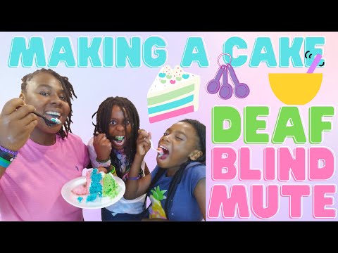 #Deaf 🤣 #Blind 🥴and 😩#Mute Challenge Part 2 WHAT DO YOU THINK OF THIS CAKE?