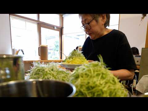 Amazing serving "I want to eat the cold noodles I made" 73-year-old who works from 5:30 a.m.