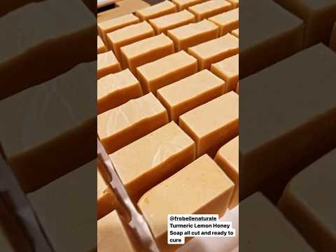 Best Turmeric Soap you will ever see!! #skincare #frobellenaturale #turmericsoap #shorts #glow