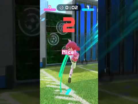 The shot to open the goal! #esports #nintendoswitchsports #switchsports #soccer