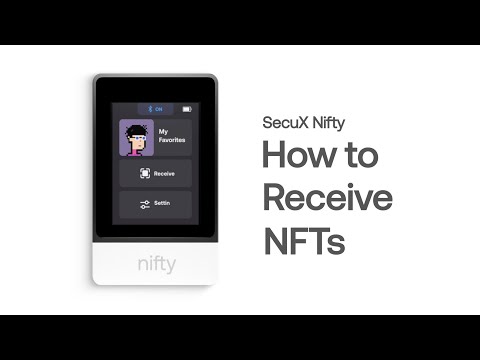 SecuX Nifty - How to Receive NFTs and Find Your Wallet Addresses