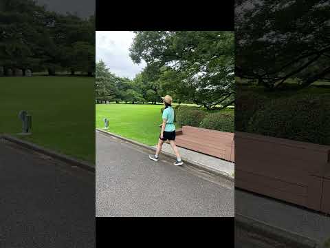 Starbucks cocooned within a Japanese Garden #tokyo2023