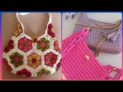 Los mejores patrones de bolsos de crochet hechos a mano para mujer