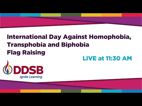 International Day Against Homophobia, Transphobia and Biphobia - Flag Raising