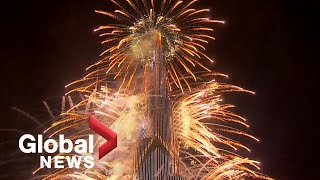 New Year's 2021: Dubai puts on dazzling fireworks show from iconic Burj Khalifa