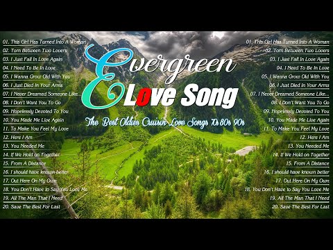 Nnonstop Evergreen Love Songs Best Songs 🍃 90's Cruisin Love Songs of Relaxing Beautiful Melodies