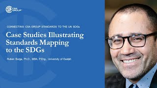 SDG Mapping Case Studies: CSA W200-18 and CSA S503:21