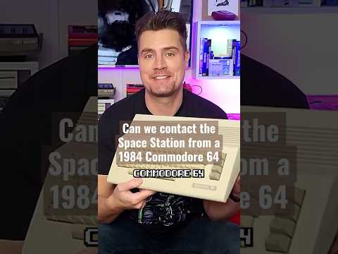 Contacting the ISS from a Commodore 64 #shorts #space #reheated Subscribe for full vid!