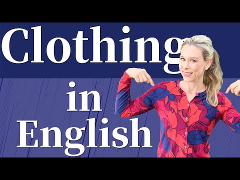 Learn Clothing vocabulary in English