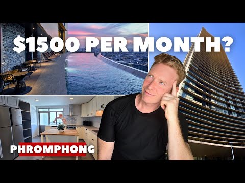 Touring 3 Luxury CONDOS in Central BANGKOK - What Can You RENT For $1500?