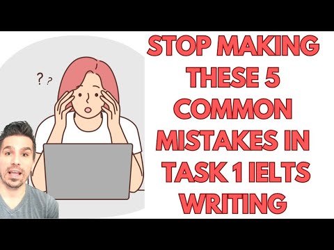 5 IELTS MISTAKES IN TASK 1 ACADEMIC WRITING: STOP MAKING THESE GRAMMAR MISTAKES TODAY! #IELTS #TOEIC