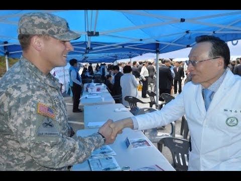 AFN Casey - Spotlight Korea - 210th Fires Brigade Soldiers talk to local citizens